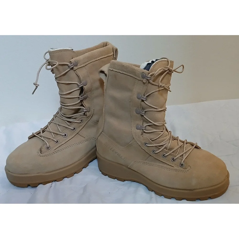 Belleville‎ 775ST Steel Toe Desert Tan GoreTex Combat Military Boots 7.5 No Box